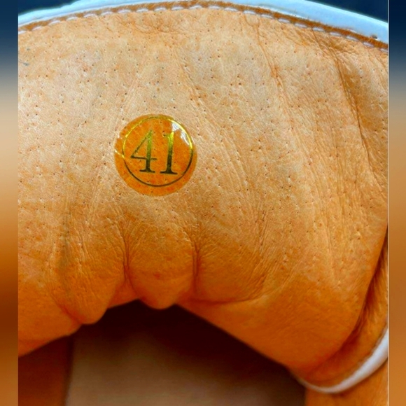 BUSCEMI Unisex 100MM ALTA White Leather Hi Top Sneakers Shoes - Picture 7 of 8